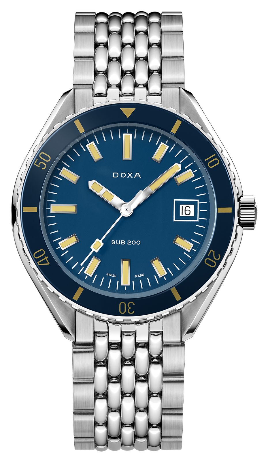DOXA 799.10.201.10 SUB 200 Caribbean (42mm) Dark Blue Iconic Watch