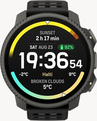 Suunto VERTICAL 2 Titanium AMOLED Outdoor Adventure Watch (49mm) All Black SS051208000