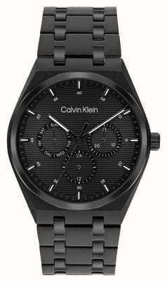 Calvin Klein CK Motion Multifunction (39mm) Black Dial / Black PVD Stainless Steel Bracelet 25200522