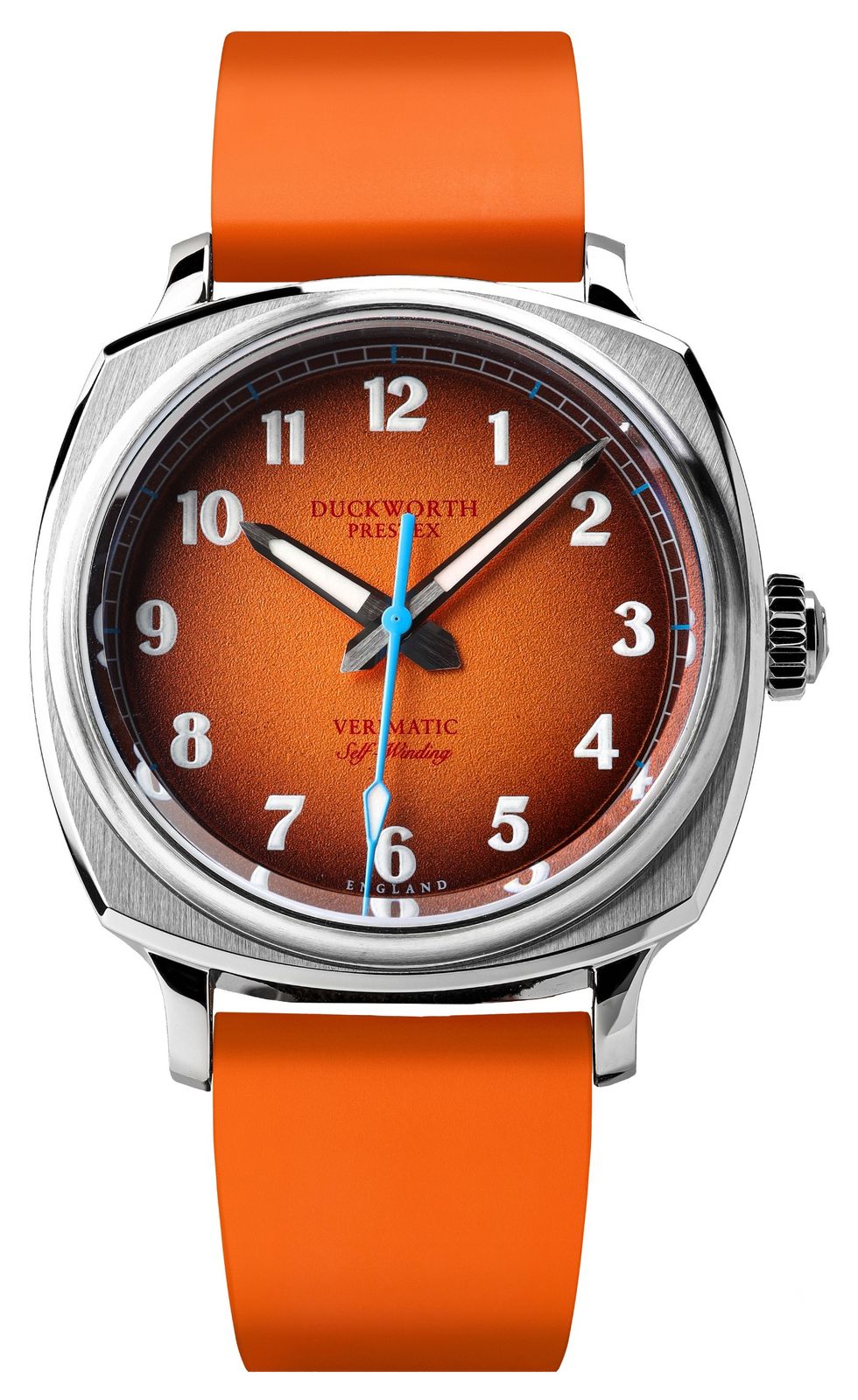 Duckworth Prestex D891-05-OR Verimatic (39mm) Orange FumÃ© Watch