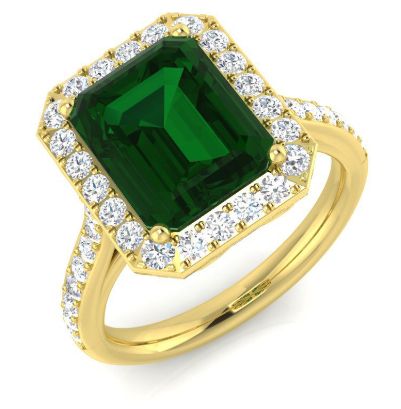 James Moore SR455(LM-LG-YG) 9ct Yellow Gold Lab-Grown Jewellery