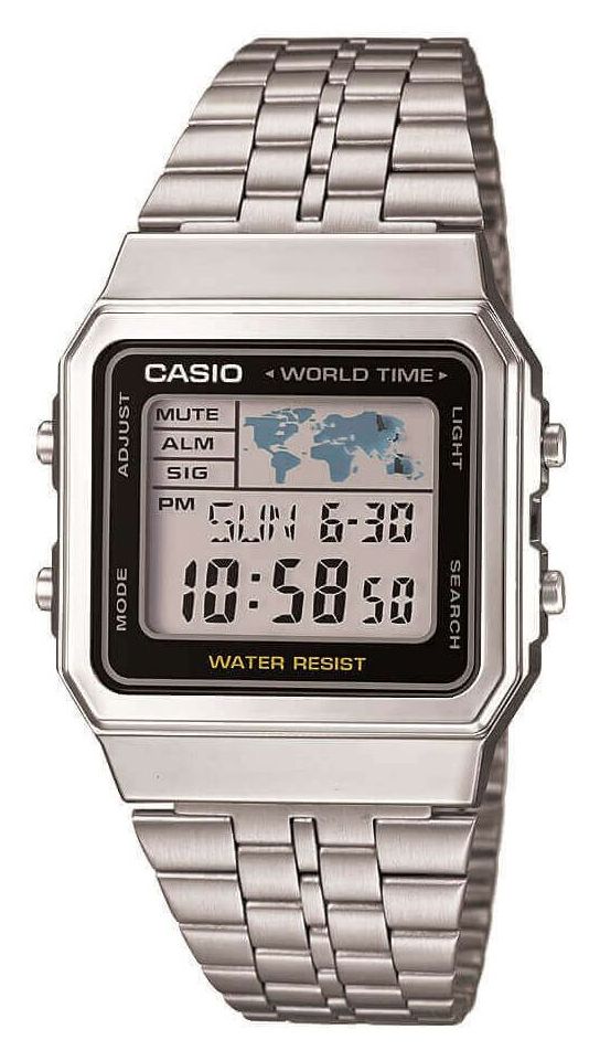Casio A500WEA-1EF Digital World Timer (34mm) Digital Dial / Watch