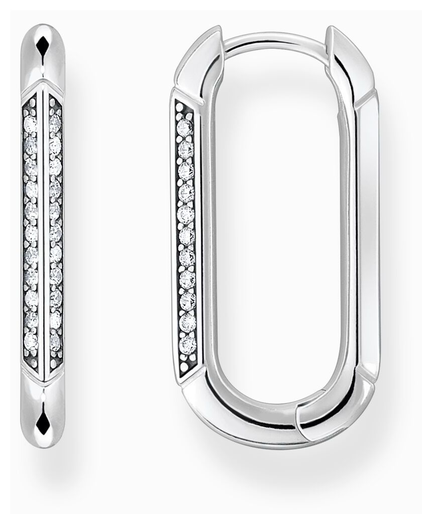 Thomas Sabo CR674-643-14 Sterling Silver White Zirconia Hoop Jewellery