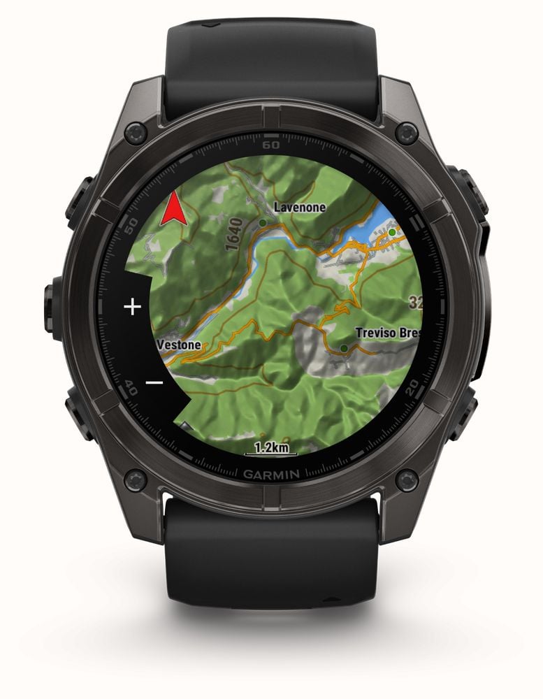 Garmin Fenix 8 51mm AMOLED Sapphire Premium Multisport GPS Carbon Grey ...