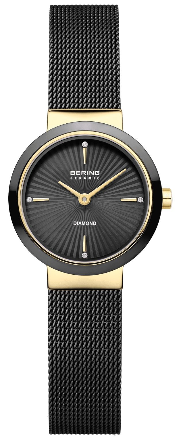 Bering 10725-132 Classic Diamond Quartz (27mm) Textured Watch
