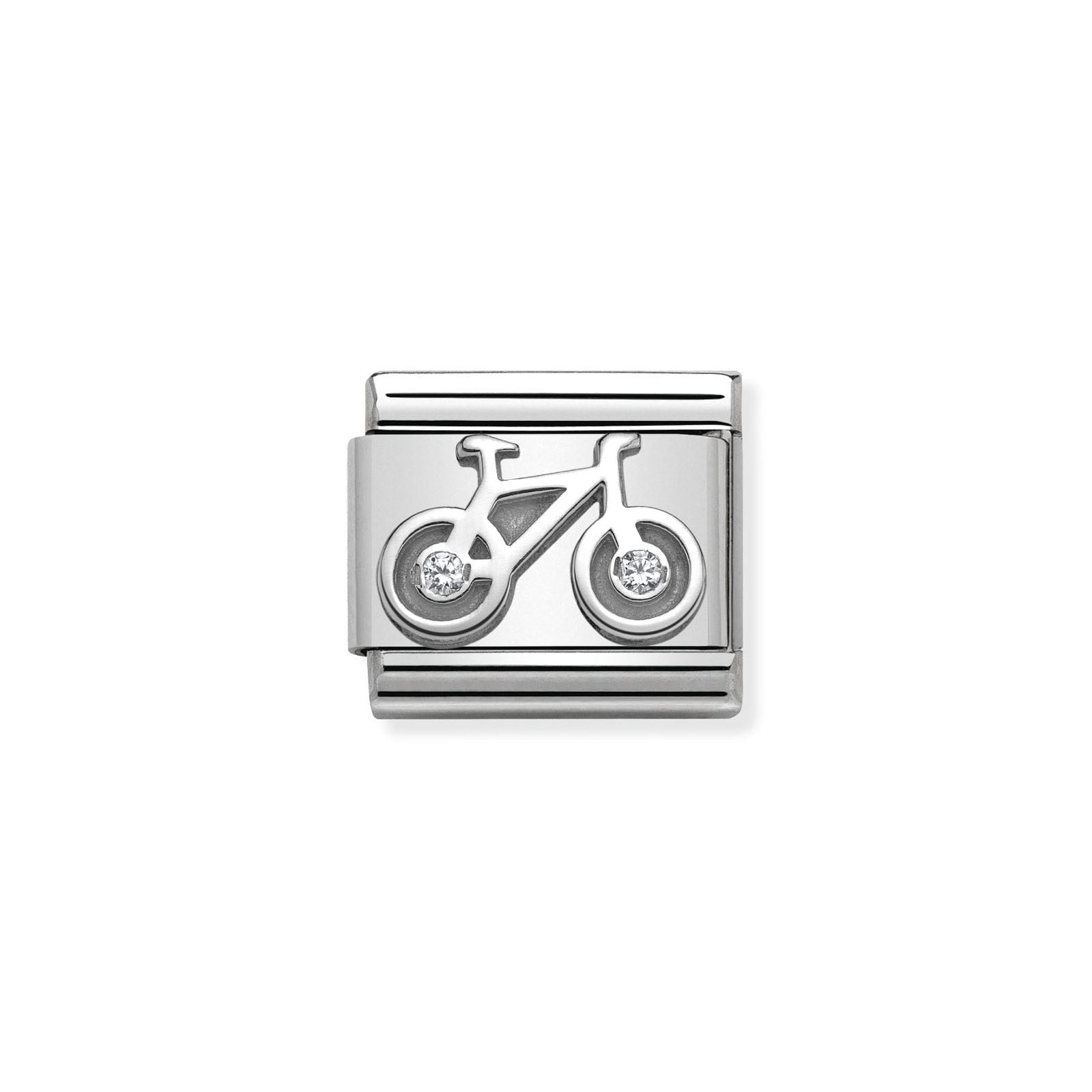 Nomination 330311/04 Classic Bicycle Sterling Silver & Steel Jewellery