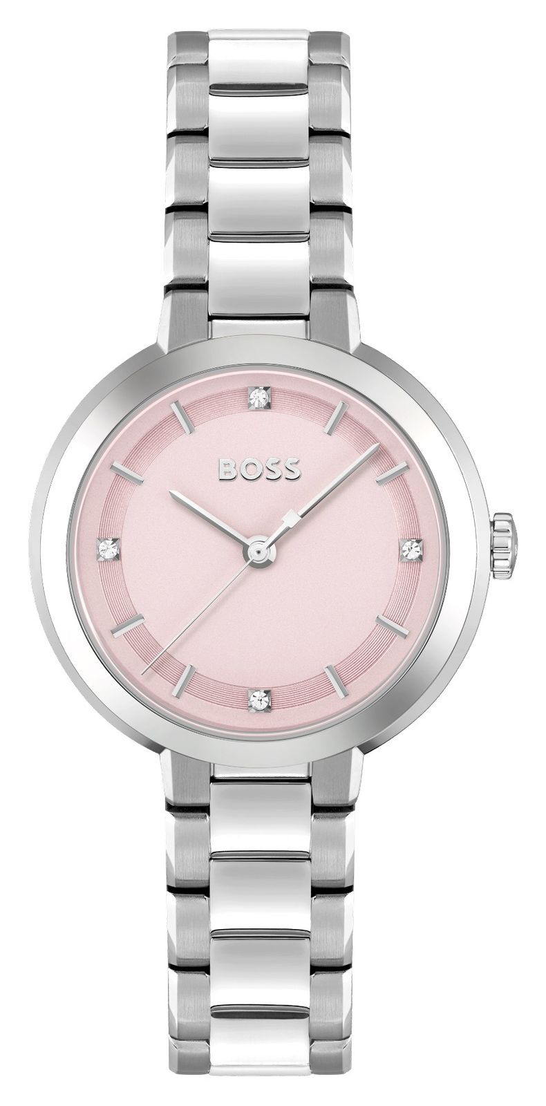 BOSS 1502757 Women’s Sena (34mm) Pink Dial / Stainless Steel Watch