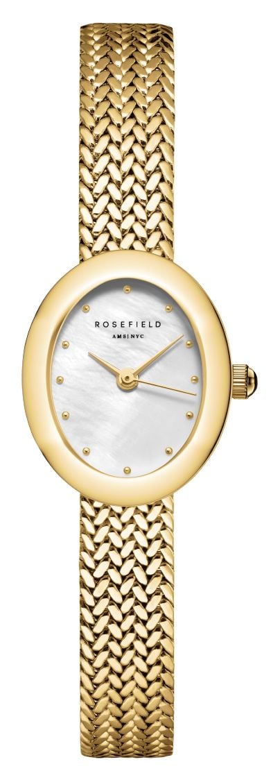 Rosefield MWGMG-M02 Mini Oval (18mm) Mother-of-Pearl Dial / Watch