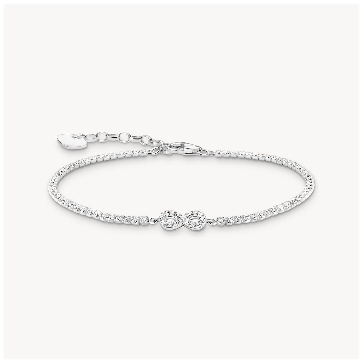 Thomas Sabo A2176-051-14-L19V STERLING SILVER CZ INFINITY Jewellery