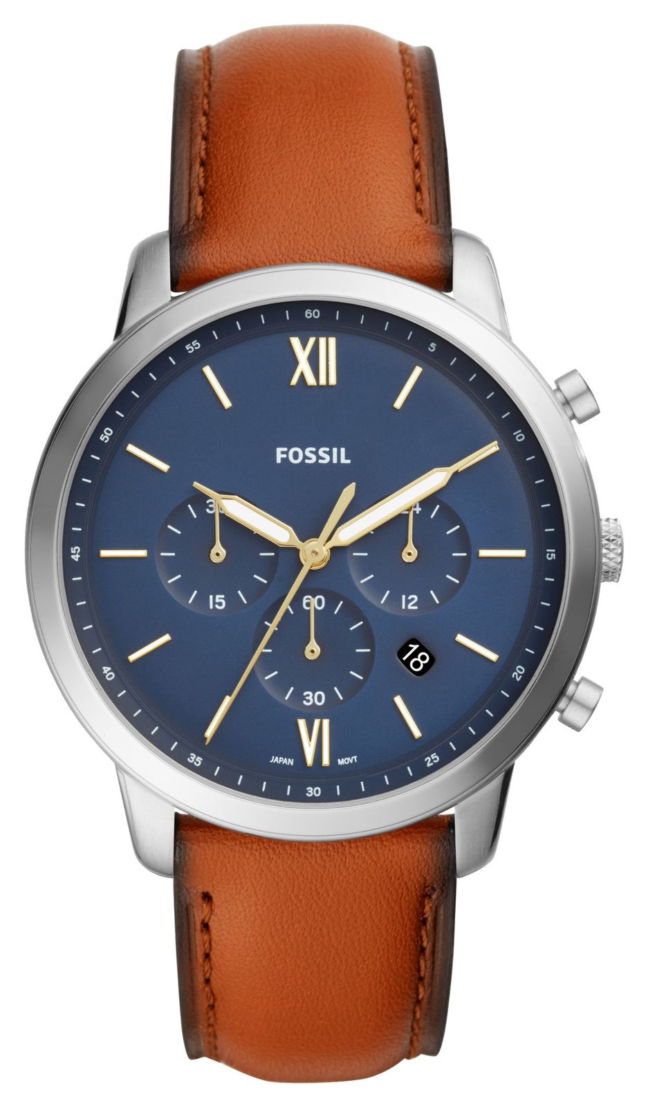 Fossil FS5453 Men's Neutra Chrono | Blue Chronograph Dial | Watch