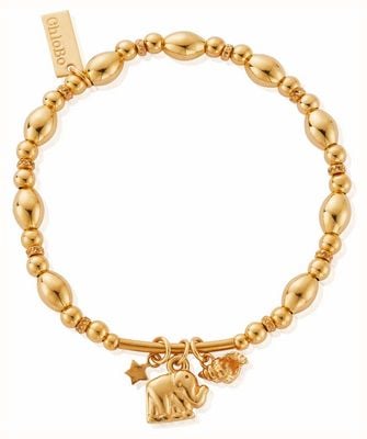 ChloBo Strength And Abundance Gold-Plated Bracelet GBMULSA