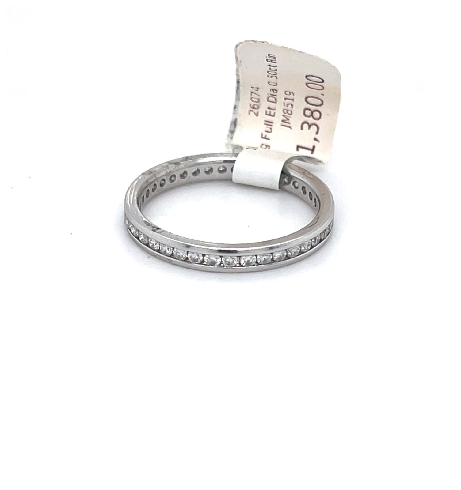 James Moore JM8519 18k W/g Full Et Dia 0.50ct Ring Jewellery