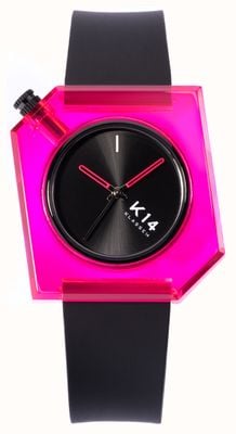 Klasse14 K14 Pink Doll 40mm Black Silicone Strap EX-DISPLAY WKF19PK001M EX-DISPLAY