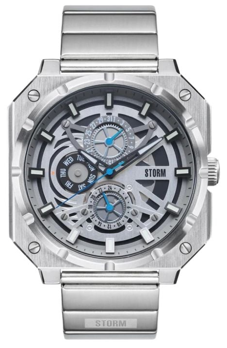 STORM 47575/S STORM VYRONET / Silver Skeleton Dial / Watch