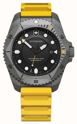 Victorinox Dive Pro Quartz (43mm) Black Dial / Yellow Rubber Strap 241992