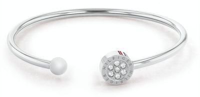 Tommy Hilfiger Crystal Stainless Steel Bangle 2780570