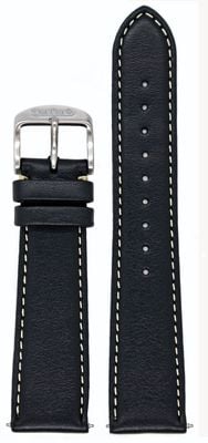 Hanhart Strap Only 417 ES, 39 Mm/PIONEER Preventor HD12™ Calfskin St 9920.7011-03