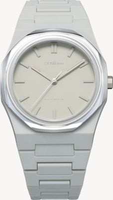 D1 Milano Polycarbon Sapphire 2.0 (40mm) Matte Grey Dial / Grey Polycarbonate Strap PCBJSE1