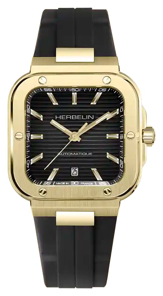 Herbelin 1646P1N14CA Cap Camarat Square Automatic (39mm) Watch