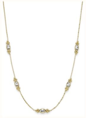 Olivia Burton Classic Dainty Gold-Plated Crystal-Set Necklace 24100277