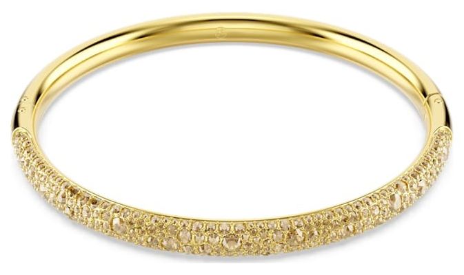 Swarovski 5723337 Sublima Bangle Snow PavÃ©, White, Gold- Jewellery