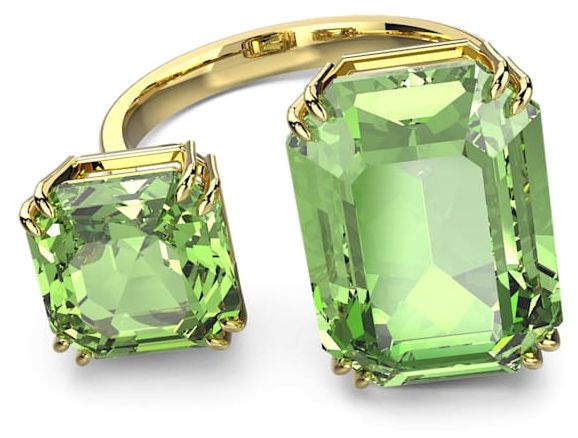 Swarovski 5614923 Millenia Green Octagon Crystal Ring Jewellery