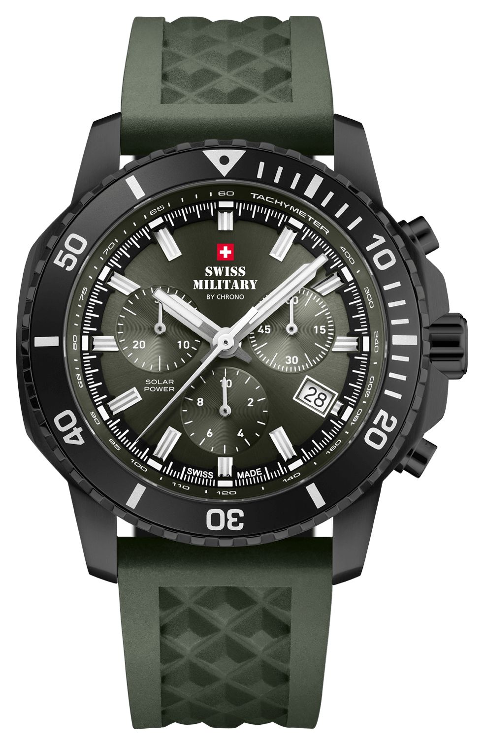 Swiss Military by Chrono SMS34113.06 Solar Chronograph (42mm Watch