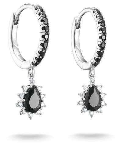 Thomas Sabo CR748-643-11 Silver Hoop Earrings with Pendant Jewellery