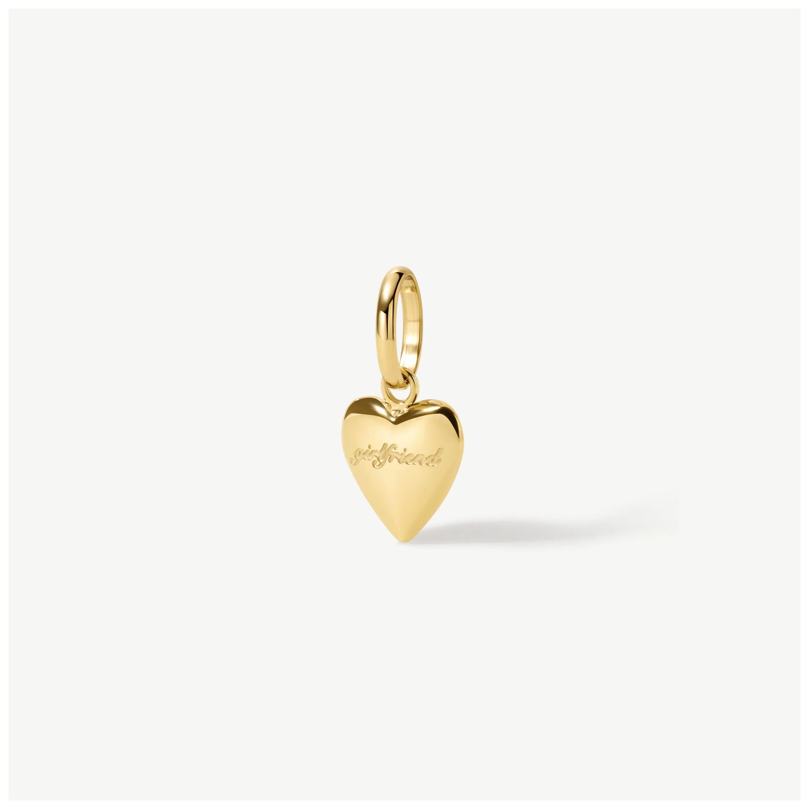 D.LOUISE CH-64 Gold Tone Mini Girlfriend Heart Charm Jewellery