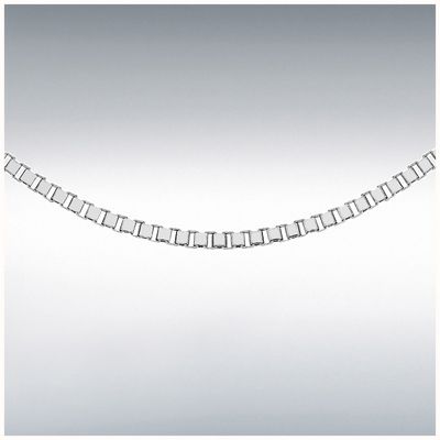 IBB Sterling Silver Unisex 2.6mm Box Chain 61cm/24" 8.19.6907