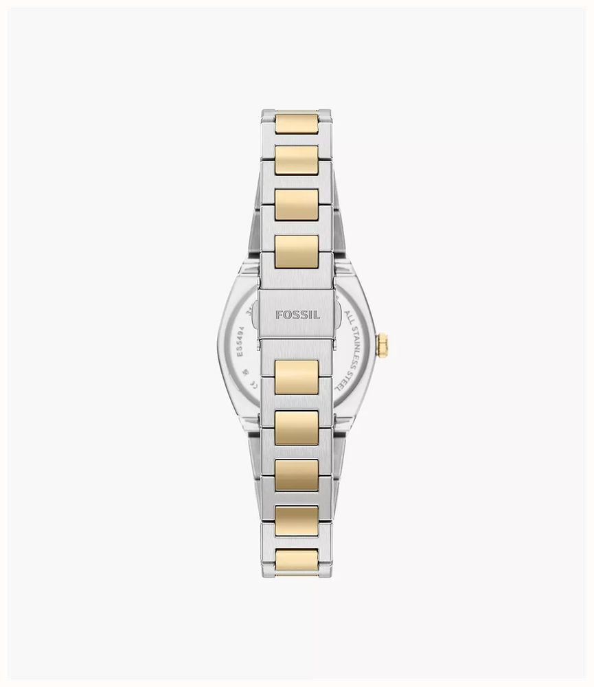 Fossil Everett 27 mm Three-Hand Two-Tone Stainless Steel Fossil Watch ES5494 - alternate view 2
