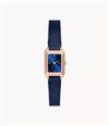 Fossil Raquel 18 mm Three-Hand Blue Leather ES5532