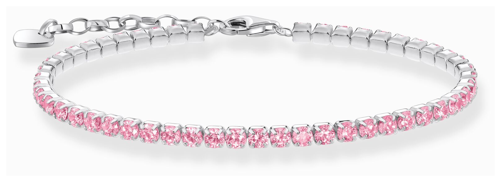 Thomas Sabo A2167-051-9-L19V Women's Sterling Silver Pink Jewellery