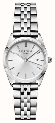Rosefield Ace XS (29mm) Silver Dial / Stainless Steel Bracelet ASSSS-A20