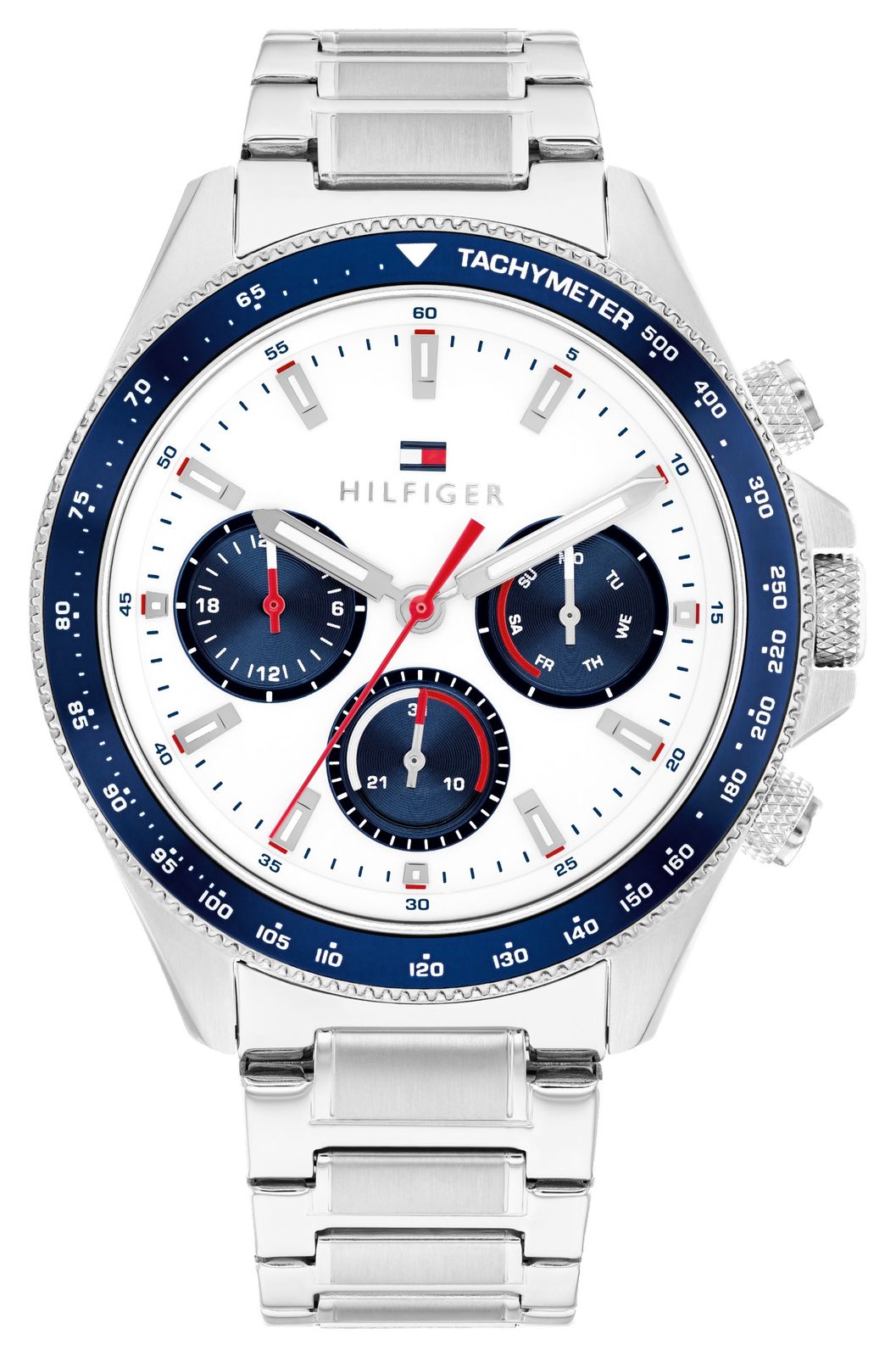 Tommy Hilfiger 1792238 Men's Clark (44mm) Silver Dial / Watch