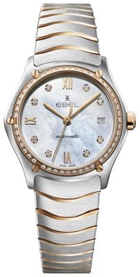 EBEL Sport Classic - 55 Diamonds (29mm) Mother of Pearl Dial / 18K Gold & Stainless Steel 1216526