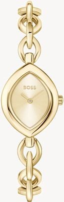 BOSS FIORA Two-Hand Quartz (22.4mm) Gold Dial / Gold PVD Stainless Steel Bracelet 1502839