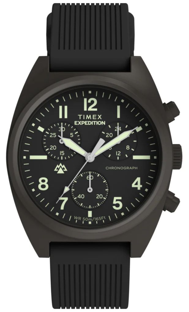 Timex TW2Y61000 Expedition Capstone Chronograph (41mm) Black Watch