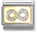 Nomination COMPOSABLE CLASSIC LINK, INFINITY, SILVER GLITTER 030224/06