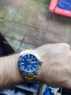 Customer picture of Certina DS Action Diver 43mm Powermatic 80 Blue Two Tone C0326072204100