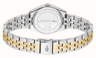 Lacoste Parisienne Tuilerie Quartz (30mm) Silver Dial / Two-Tone Stainless Steel Bracelet 2001302 - alternate view 3