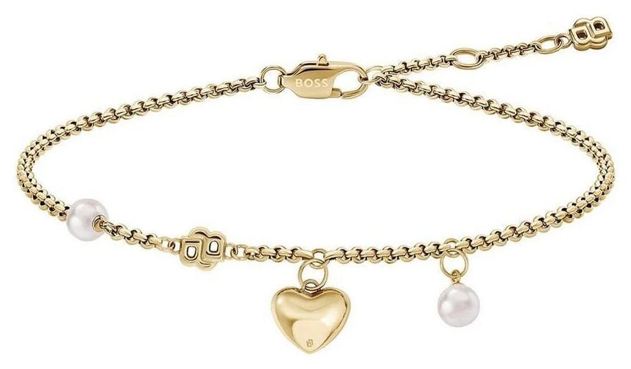 BOSS Jewellery 1580882 Amara Yellow Gold PVD Crystal and