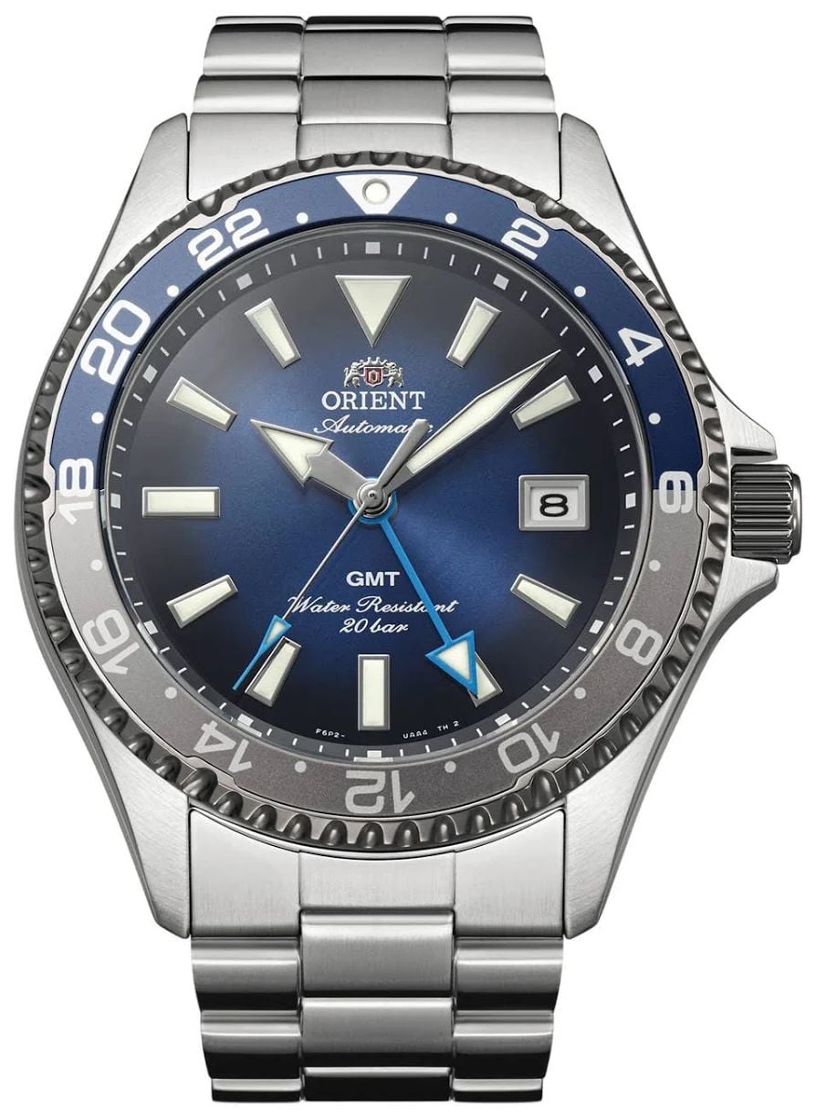 Orient RA-BC0005L30B Mens Automatic Blue Gradient Dial 24- Watch
