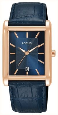 Lorus Women's Classic (29mm) Blue Dial / Blue Leather Strap RH942RX9