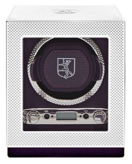 WOLF 190003 Silver Single Watch Winder - Silver Jewellery