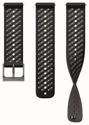 Suunto Athletic 8 All Black Silicone Strap - 22mm (S+M) - STRAP ONLY SS051213000