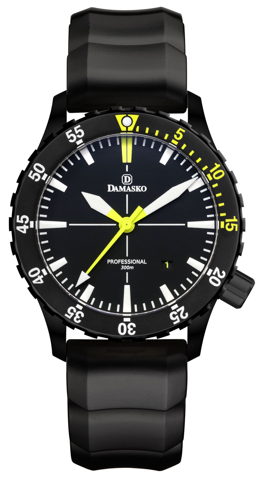 Damasko DSUB10-BLACK BLACK RUBBER(WAVE) DSUB10 DAMEST Watch