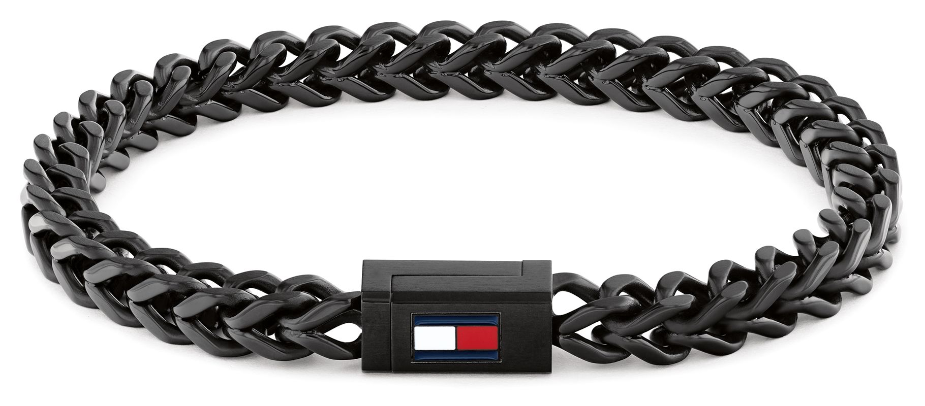 Tommy Hilfiger 2790649 Men's Braided Metal Black Bracelet Jewellery