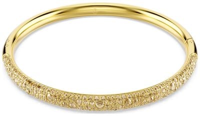 Swarovski Sublima Bangle Snow Pavé, White, Gold-tone Plated M 5723337