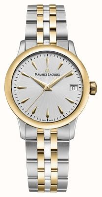 Maurice Lacroix 1975 Quartz (33mm) Silver Sun-Brushed Dial / Two-Tone Stainless Steel Bracelet 751006-PVY12-131-1